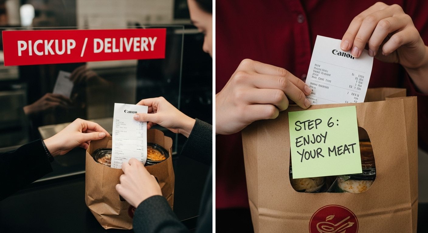 thai food pickup confirmation