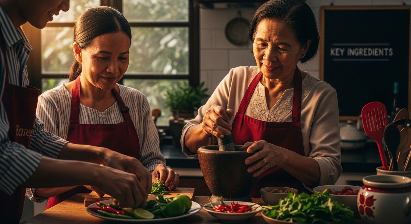 thai kitchen family preparation