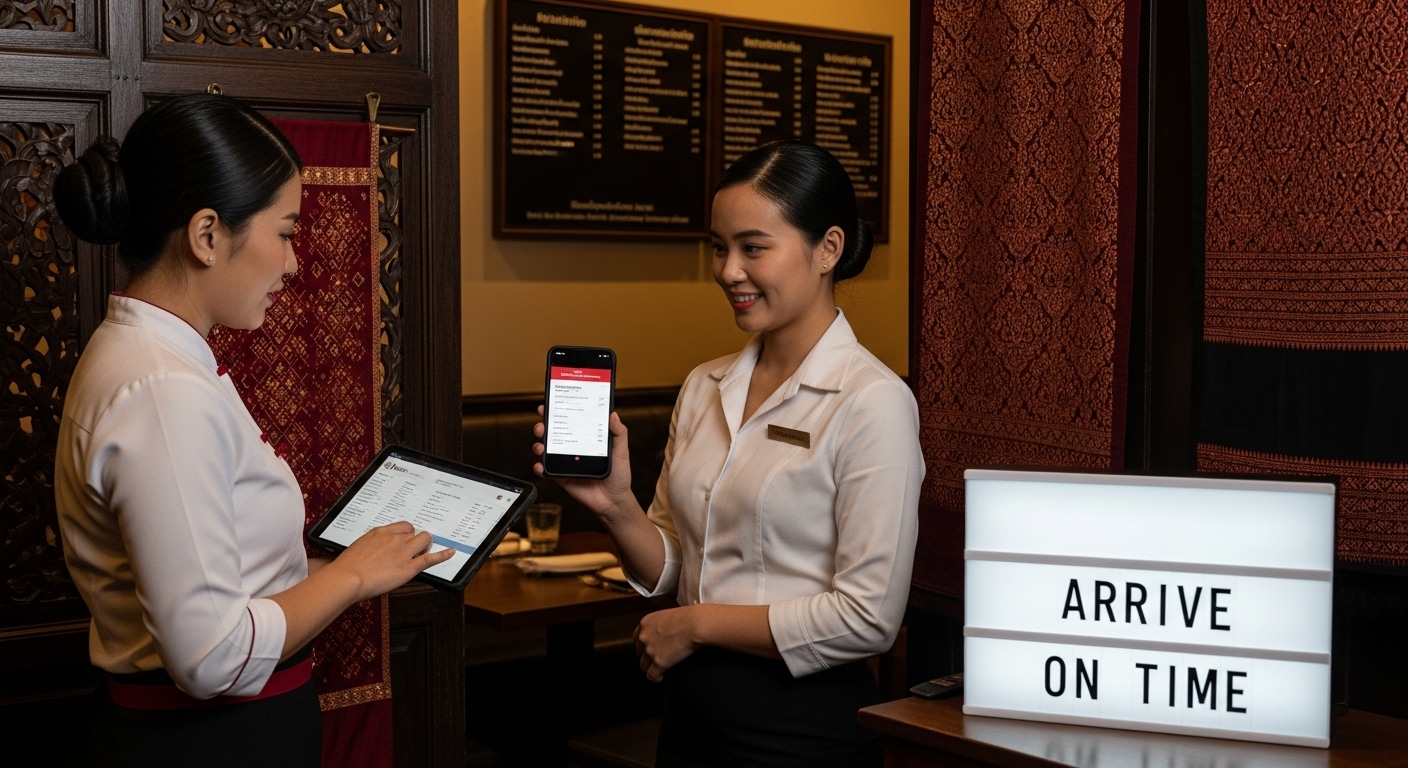 thai restaurant arrival process