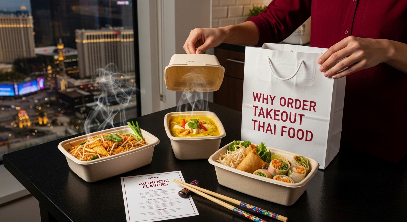 Thai food takeout process