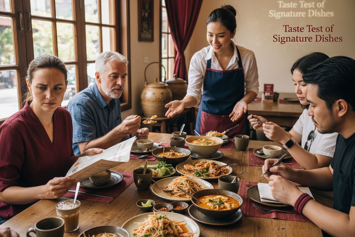 taste test thai food