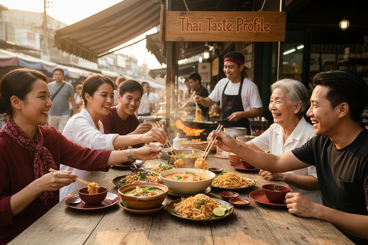 Thai cuisine taste profile