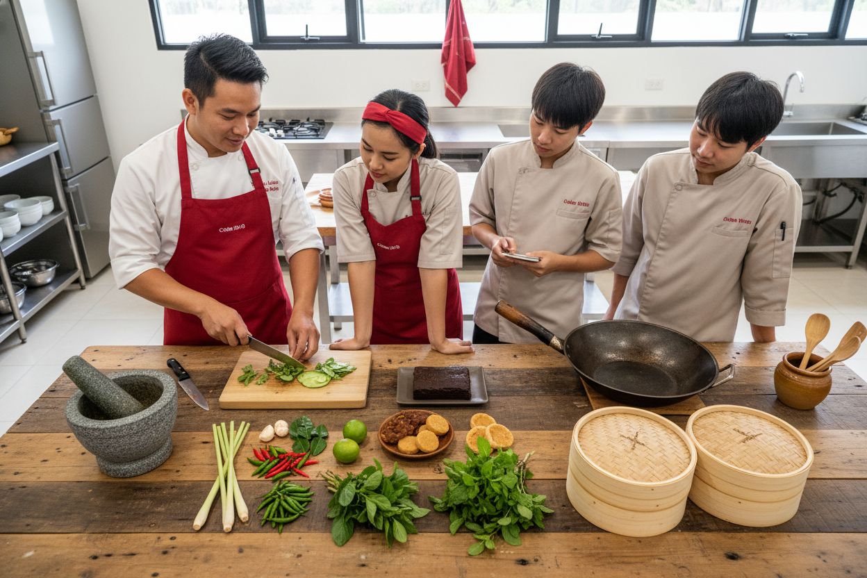 Thai ingredients tools