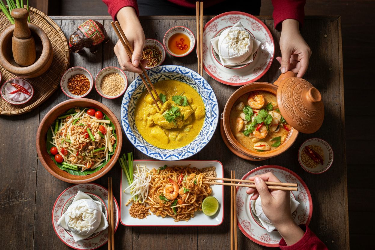 Thai menu highlights