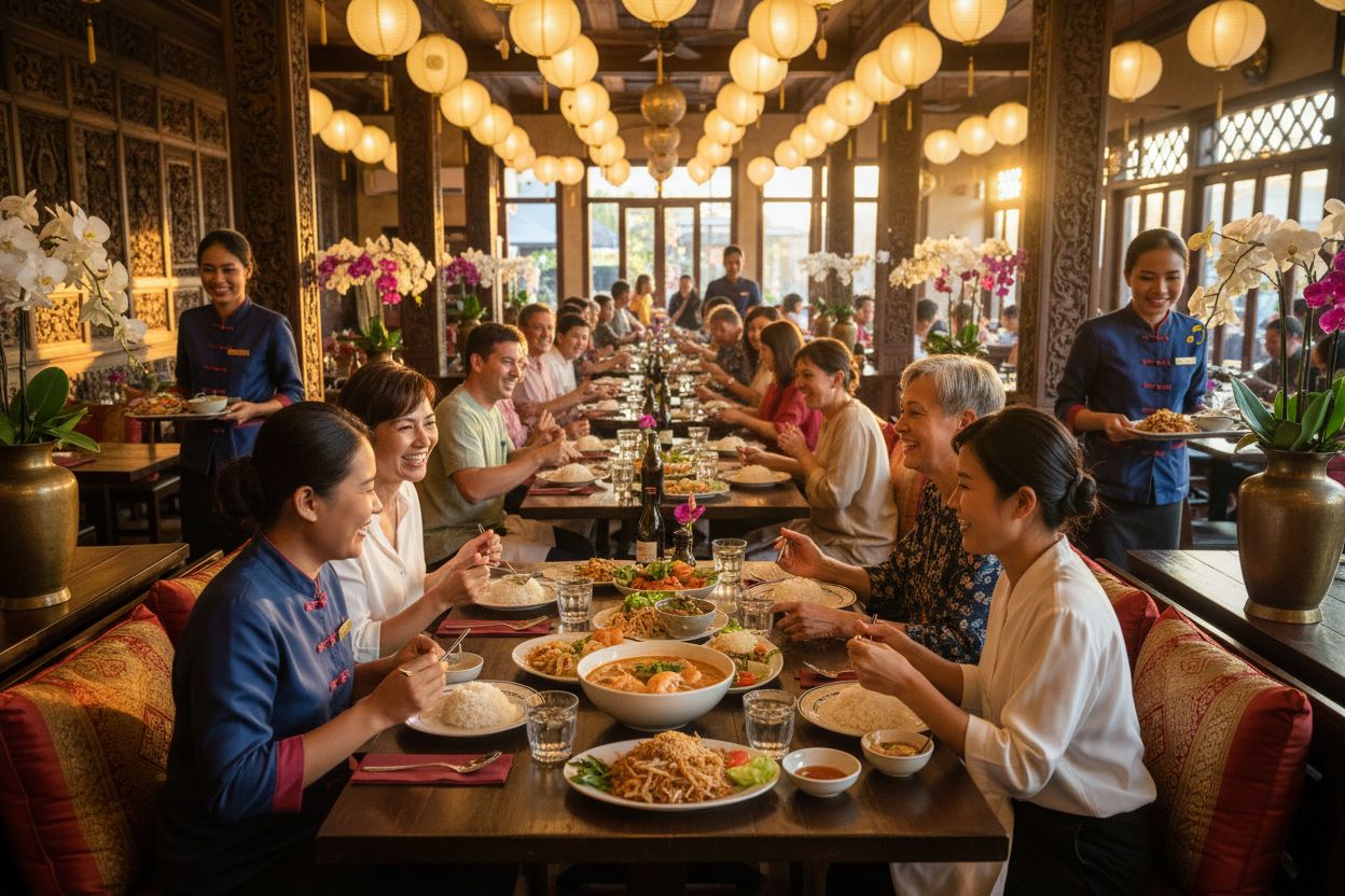 Thai restaurant dining
