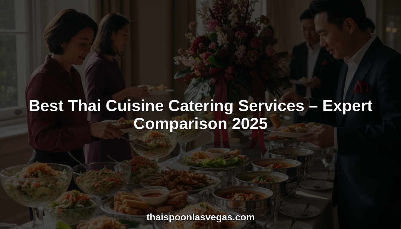 thai cuisine catering services hero header image