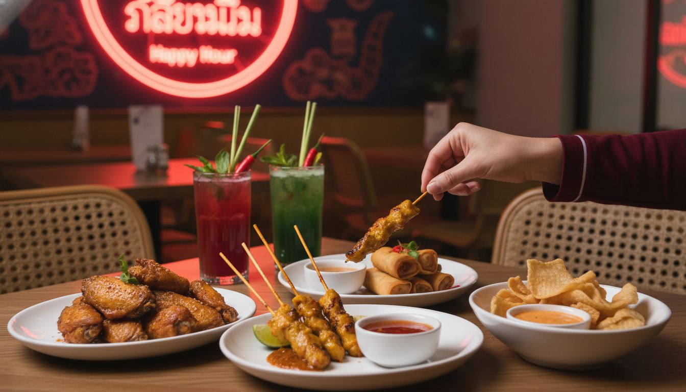 thai appetizers cocktails