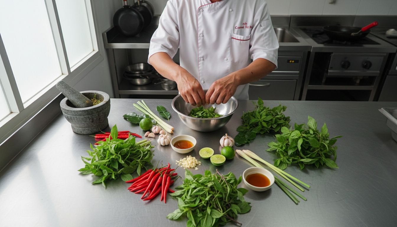 thai ingredients chef