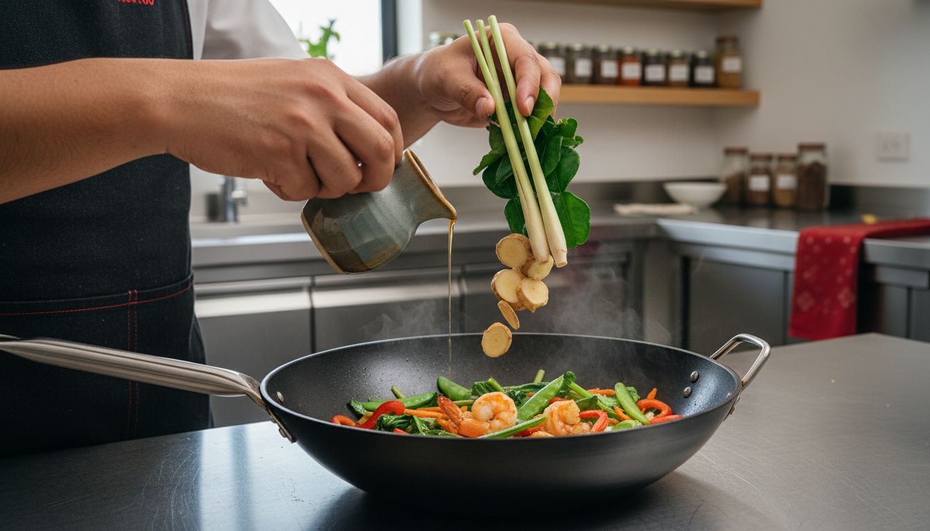 Thai cooking ingredients