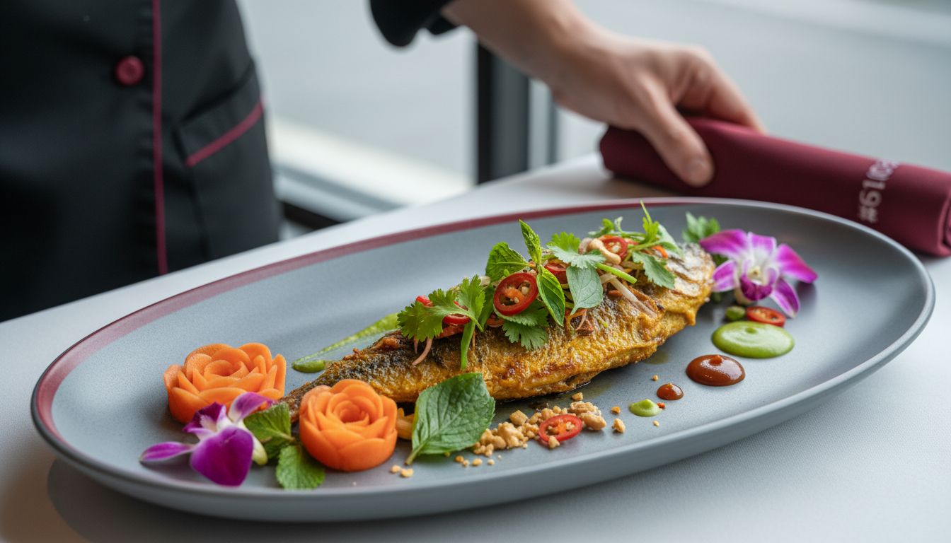 modern food presentation