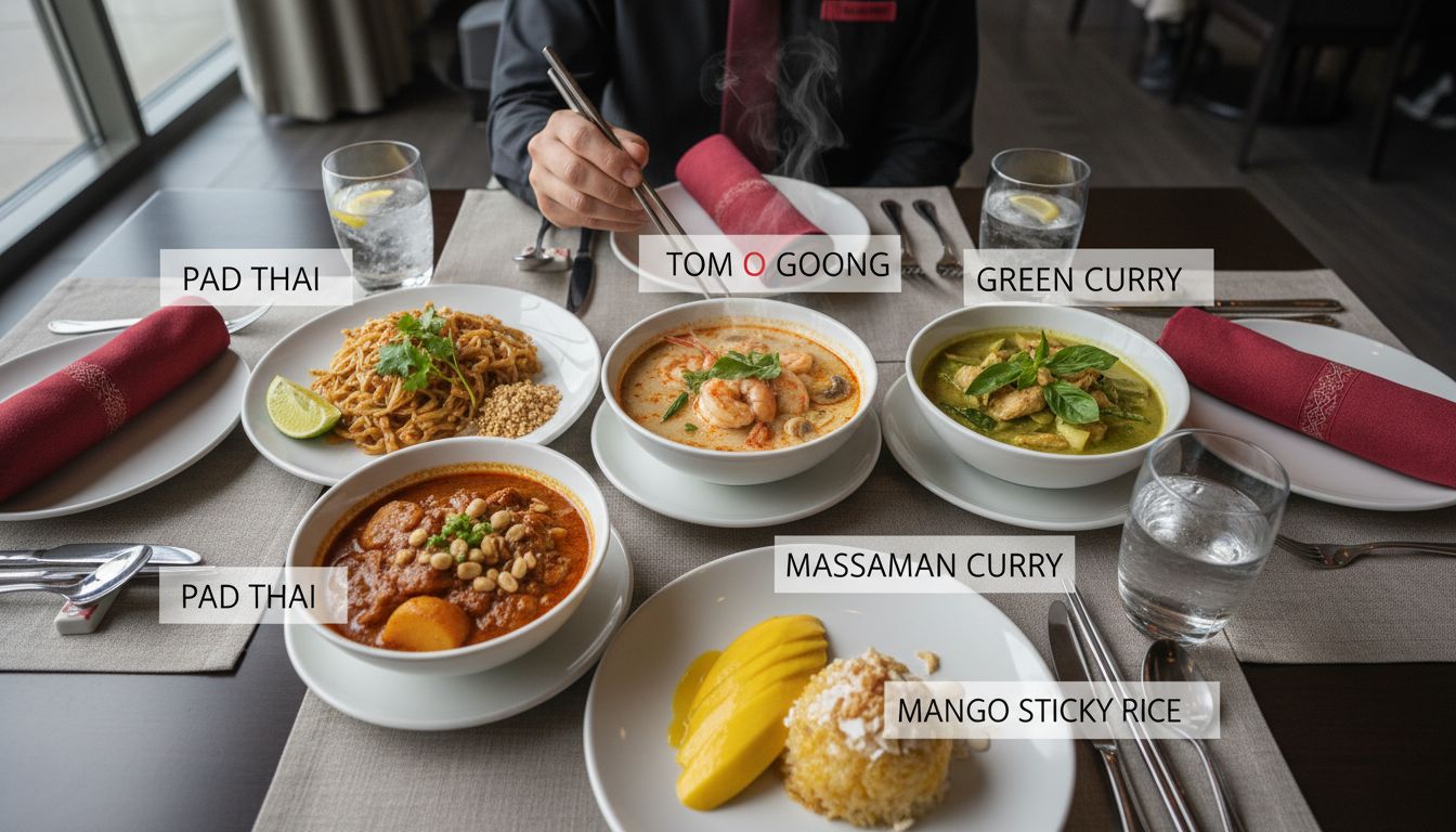 thai dish presentation