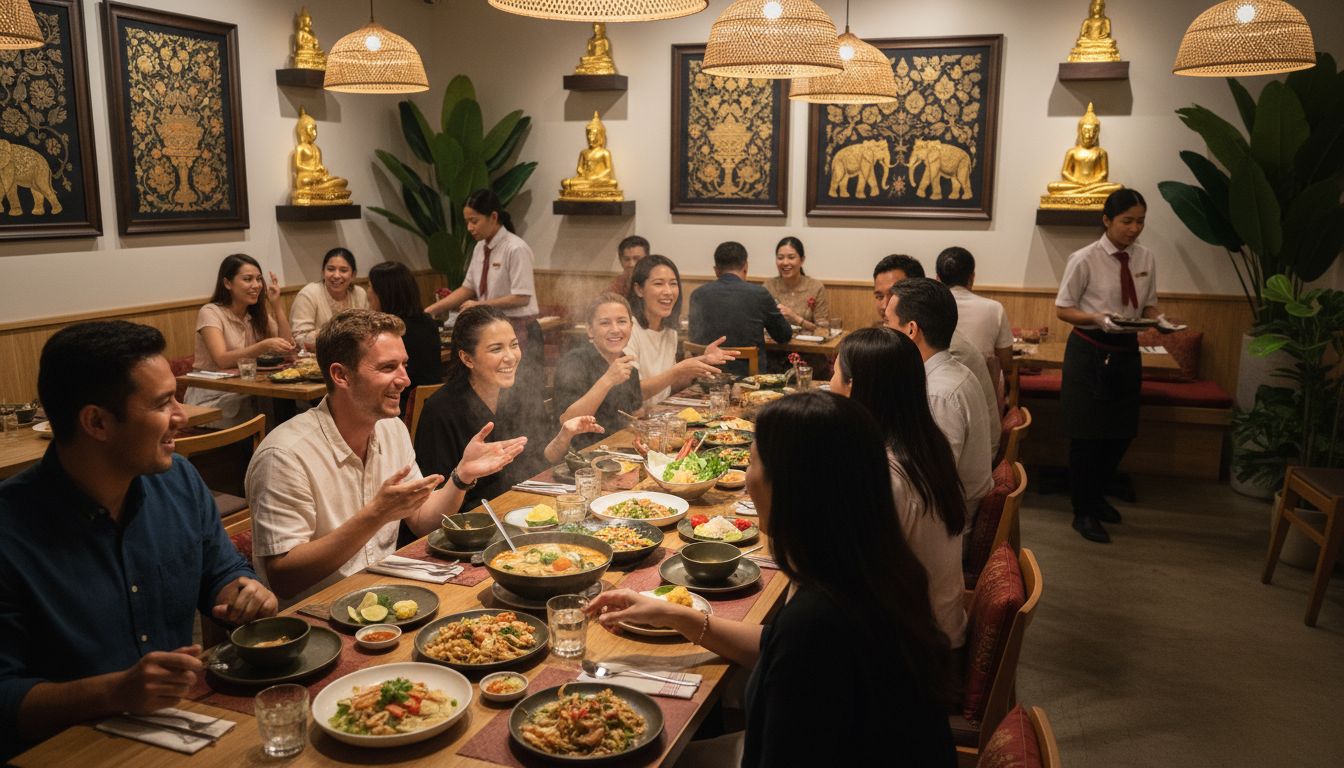 Thai restaurant dining experience