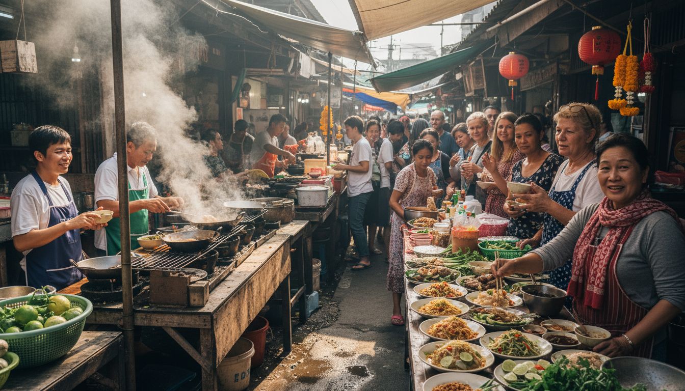 regional thai food market