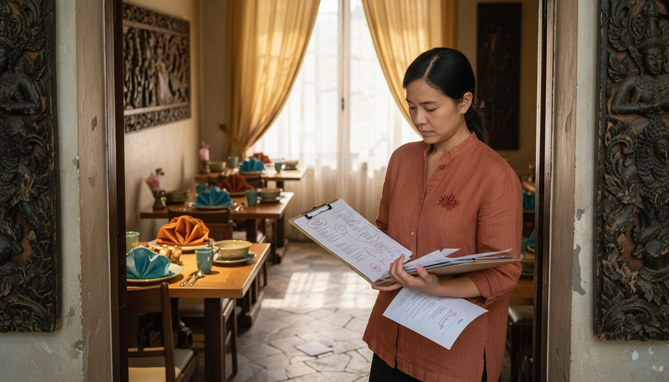 Event planner at Thai-themed restaurant venue