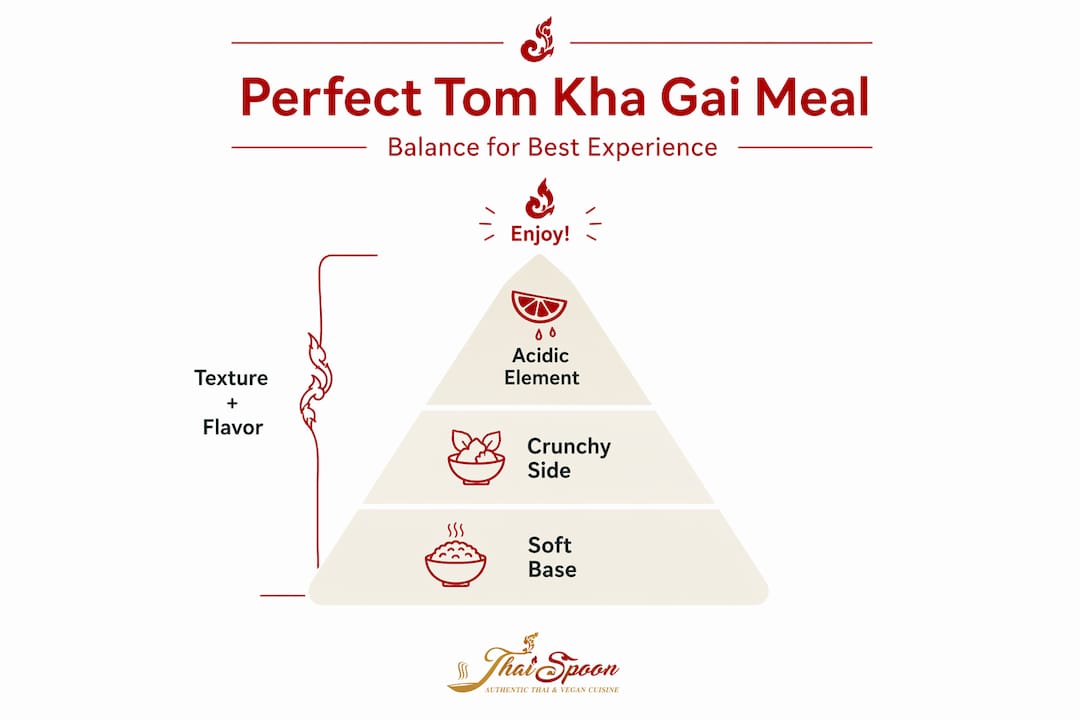 Infographic showing meal component hierarchy