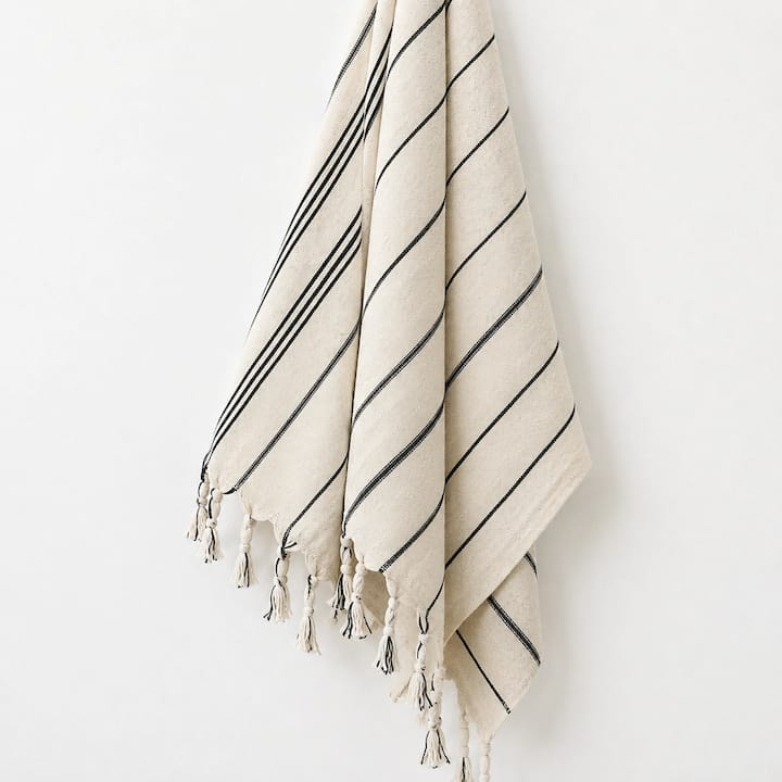 Lale Cotton-Linen Turkish Towel