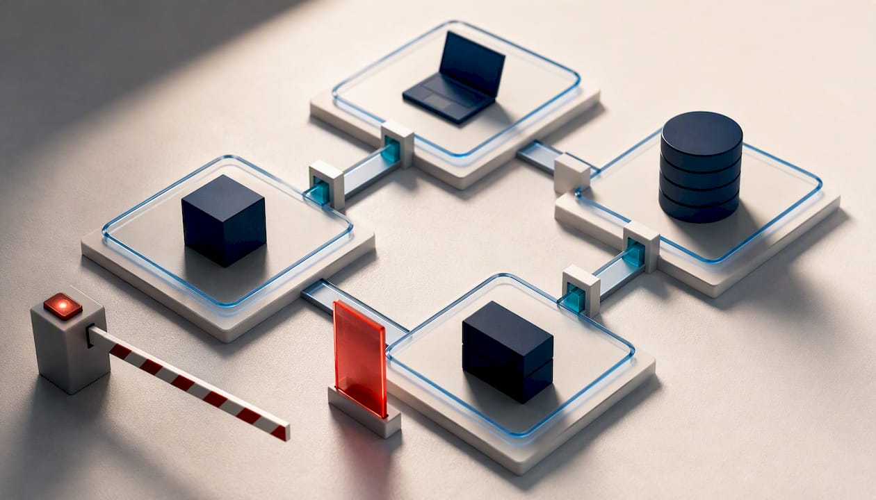 Aree applicative isolate protette da firewall