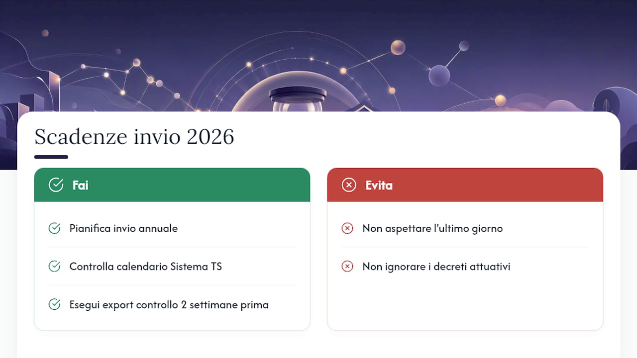Scadenze 2026: cosa cambia nel calendario degli invii — overview diagram
