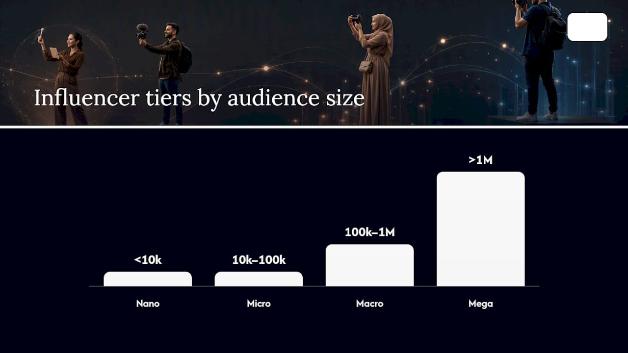 Comparison of influencer tiers and campaign objectives