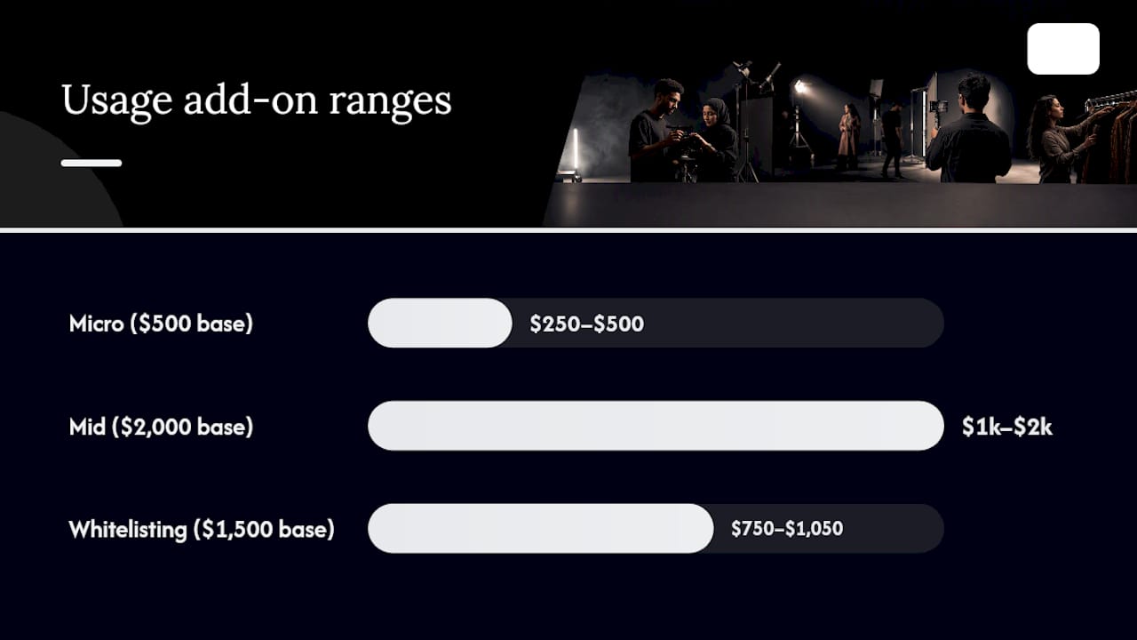 What Are the Pricing Benchmarks for Usage Rights? — overview diagram