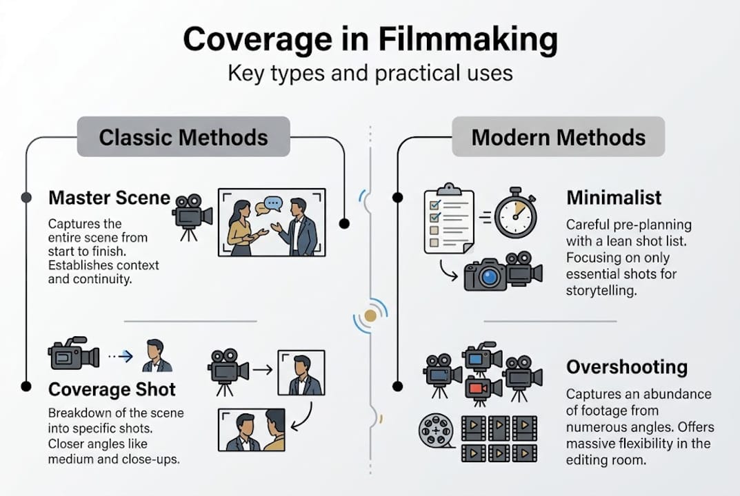 Infographic showing classic vs modern coverage