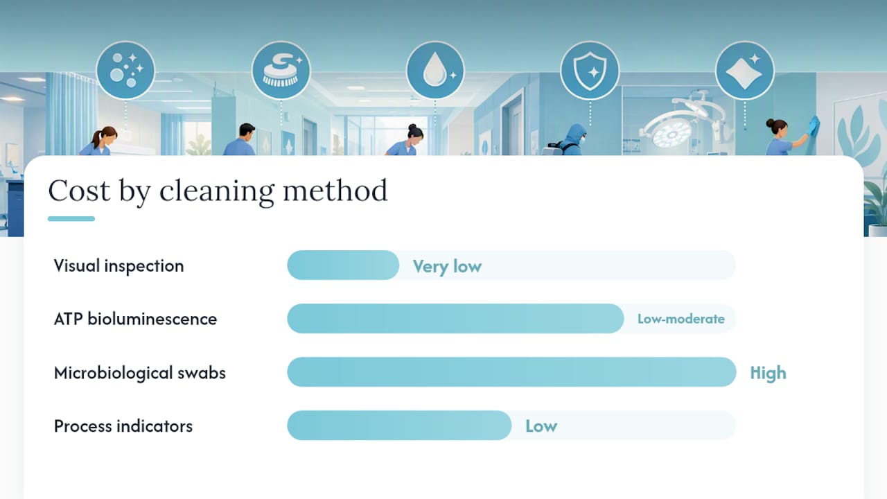 Which outcome measures tell you whether cleaning is actually working? — overview diagram