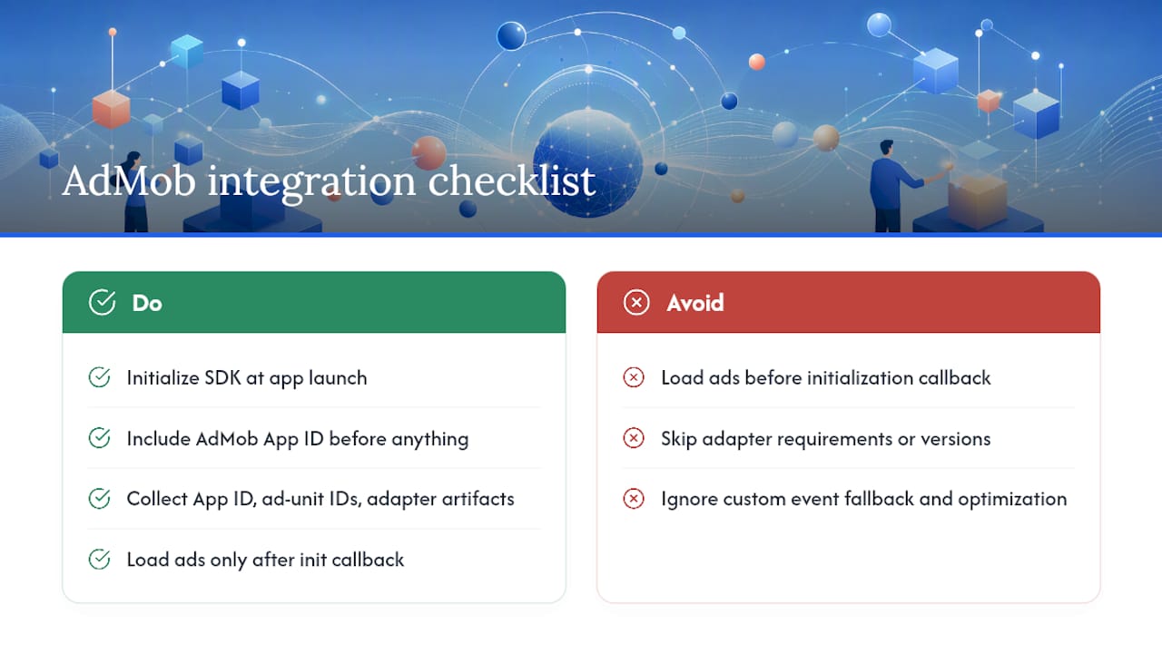 Diagram comparing platform-specific integration steps and blockers