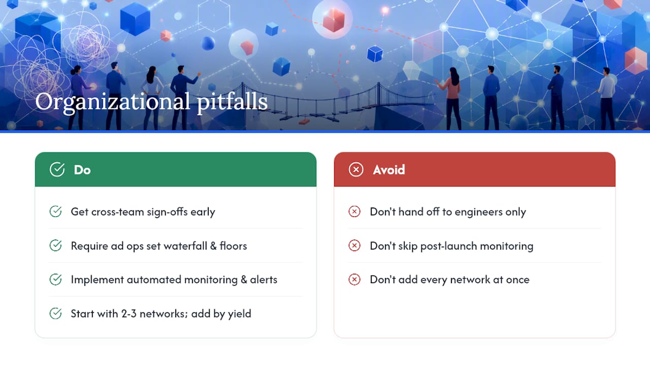 The organizational pitfall most teams miss during integration — overview diagram