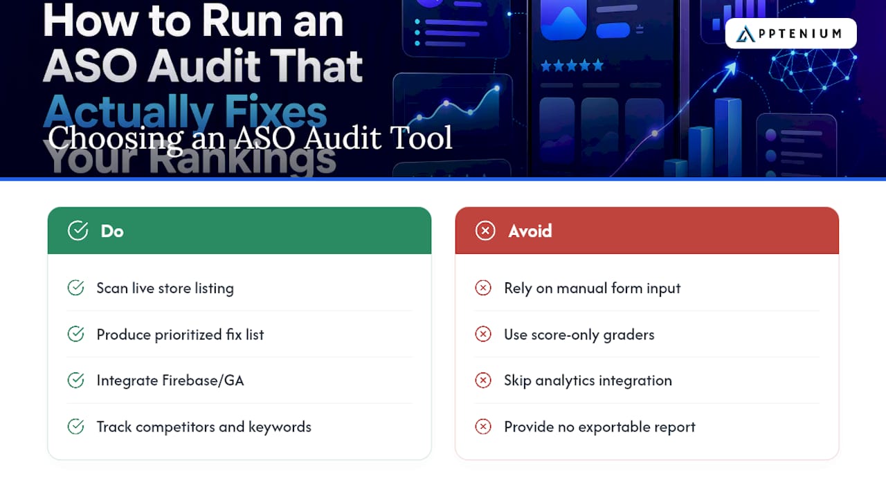 How Do You Choose an ASO Audit Tool? — overview diagram