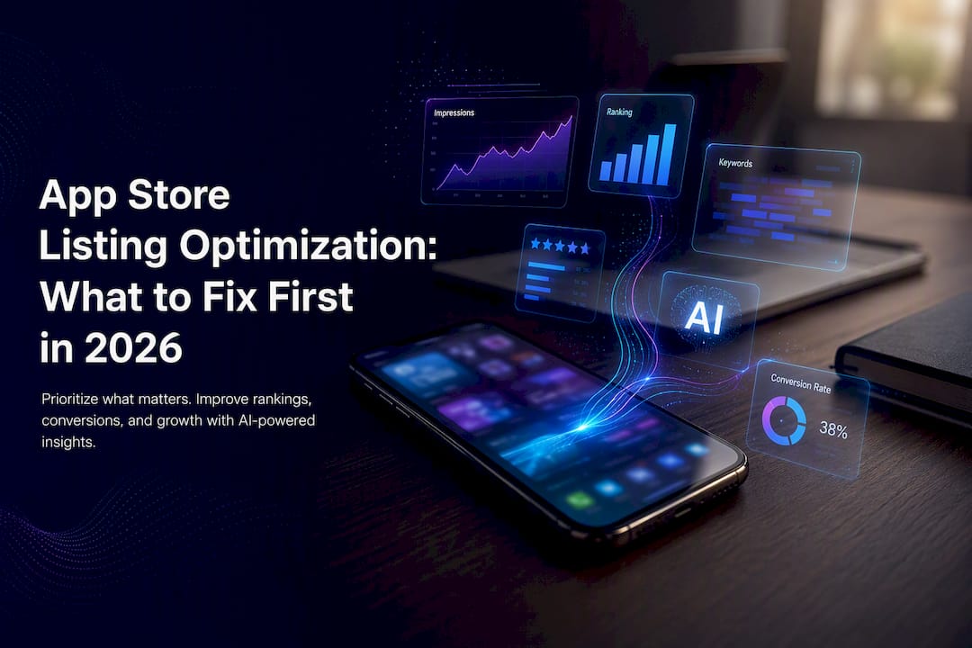 App Store Listing Optimization: What to Fix First in 2026