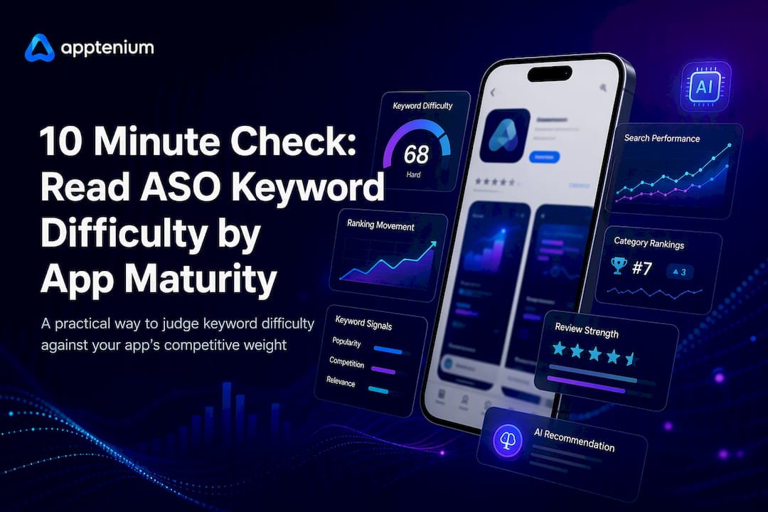 10 Minute Check: Read ASO Keyword Difficulty by App Maturity