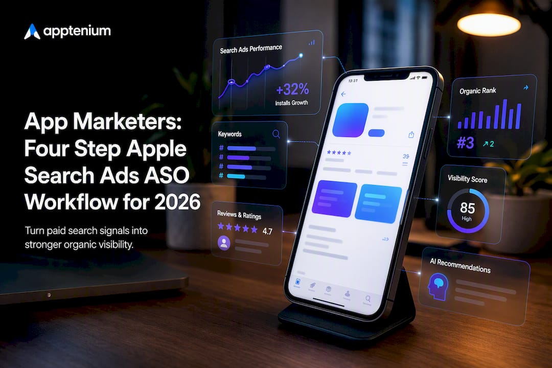 App Marketers: Four Step Apple Search Ads ASO Workflow for 2026