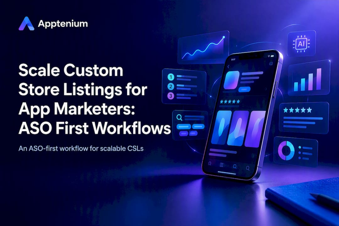Scale Custom Store Listings for App Marketers: ASO First Workflows