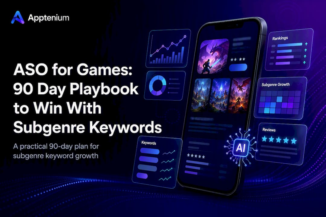 ASO for Games: 90 Day Playbook to Win With Subgenre Keywords
