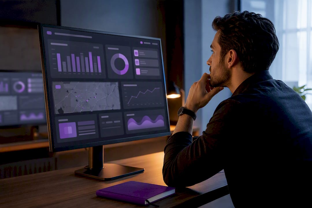 Agency reviewing a white label SEO dashboard