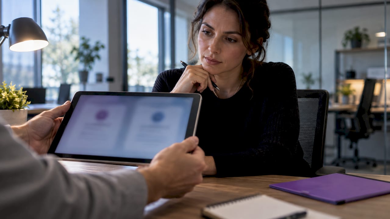 Reviewing duplicate business profile records