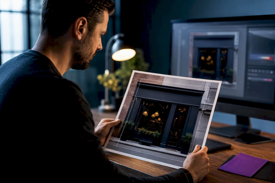 Preparing a business photo for profile upload