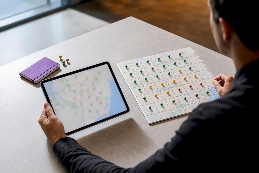 Analyst comparing a local search grid baseline