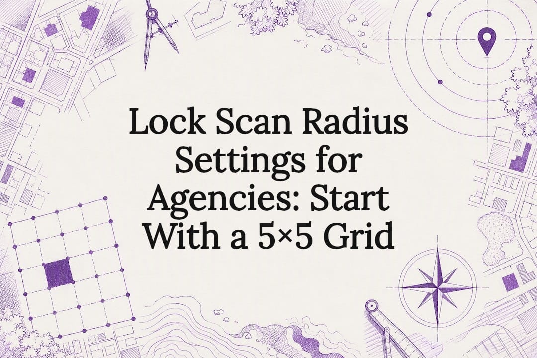 Decorative geogrid radius title card
