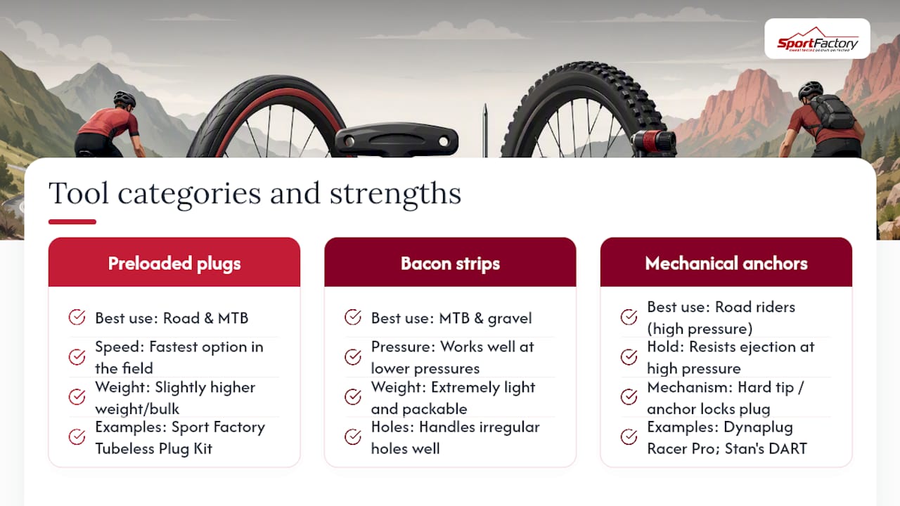 Tool categories and what each does best — overview diagram