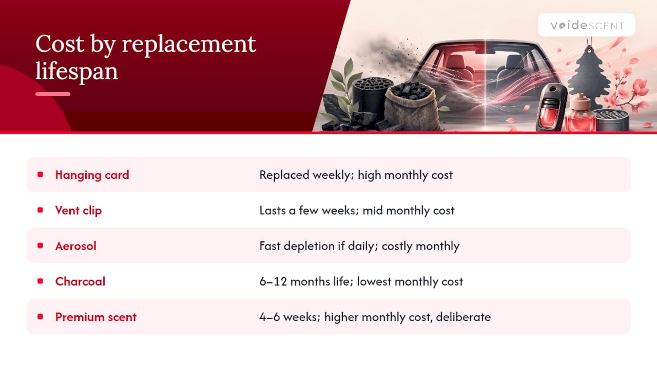 How Much Does Charcoal Cost Versus a Car Freshener? — overview diagram