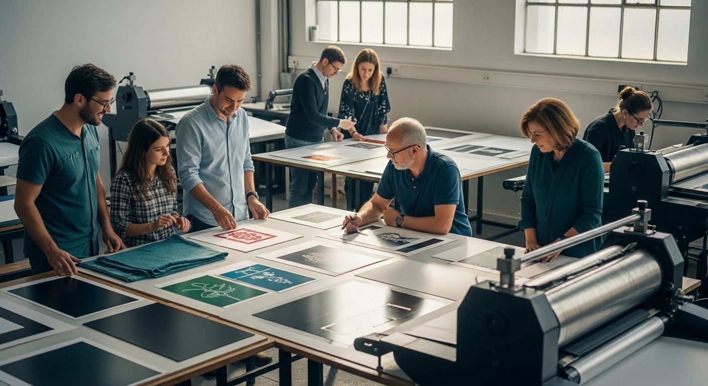 trykkeri printsubstrater mennesker