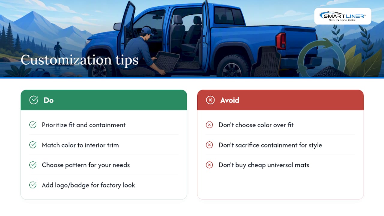 Can You Customize The Look Of Your Tundra's Floor Mats? — overview diagram