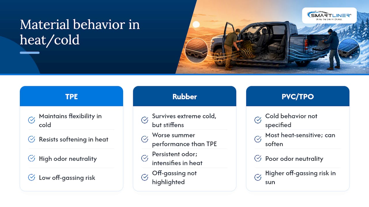 TPE rubber and PVC performance comparison