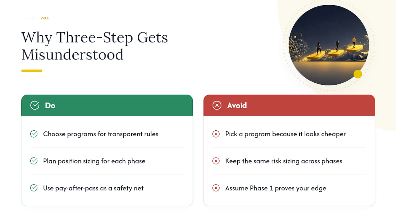 Why the Three-Step Model Gets Misunderstood — overview diagram