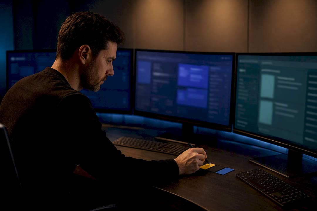 Trader reviewing multiple funded accounts
