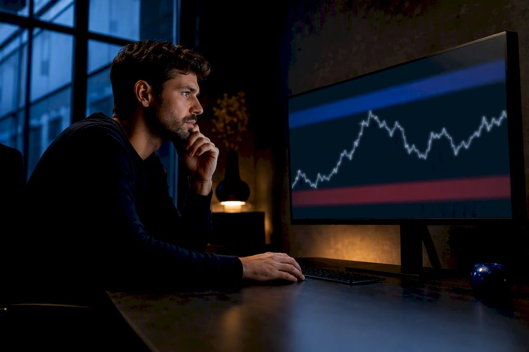 Equity curve with profit and drawdown thresholds