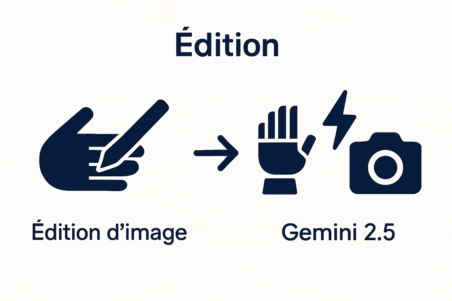 Infographic comparing traditional vs. Gemini 2.5 image editing