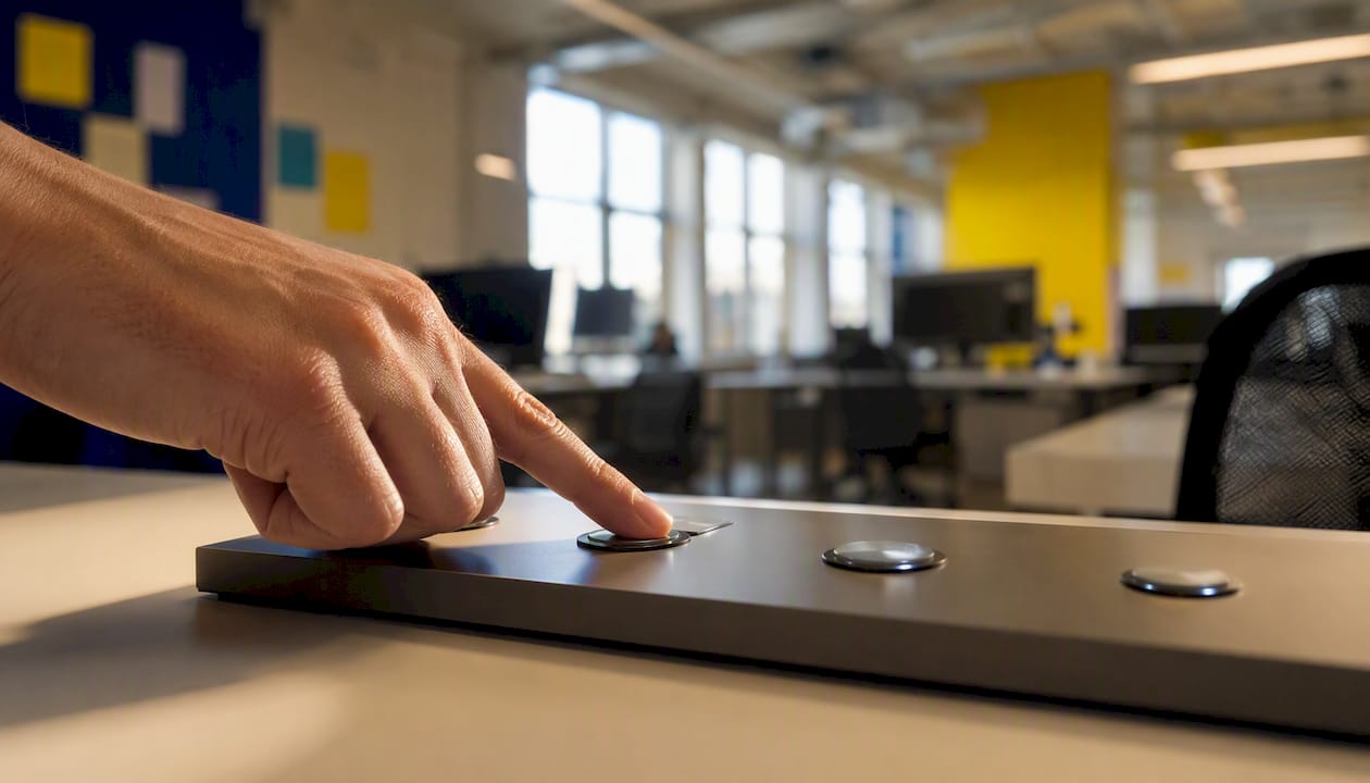 Hand activating alert switch