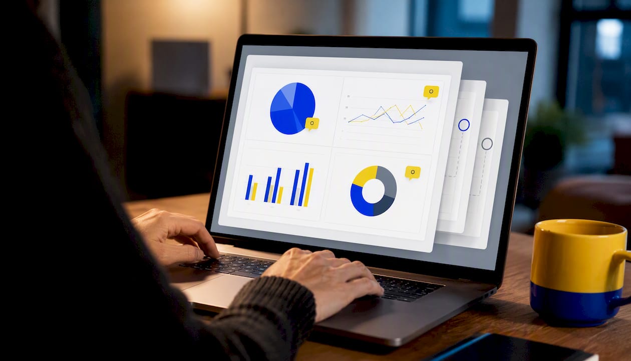 Comment markers and report version history